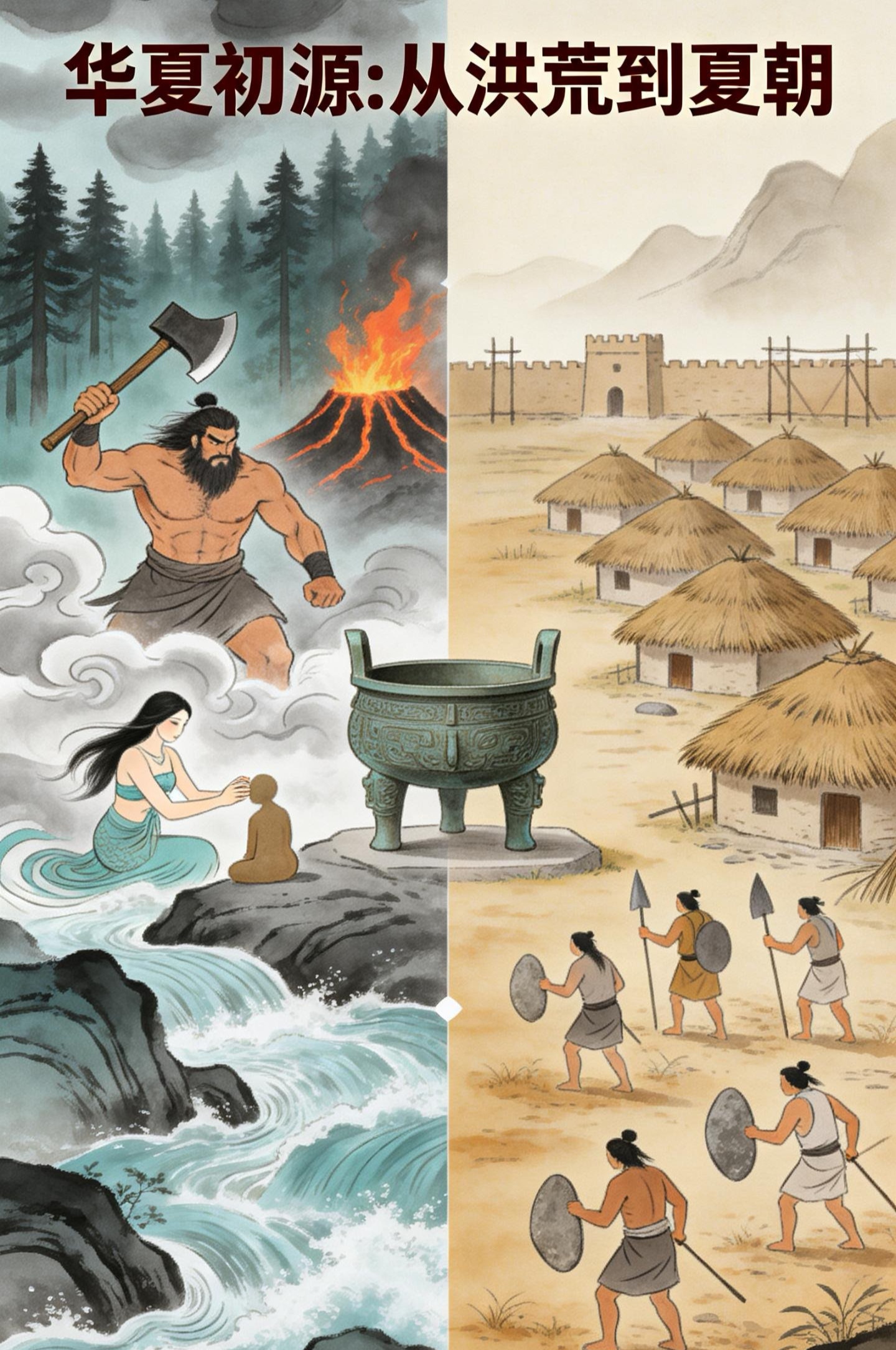 第一章：盘古开天定洪荒